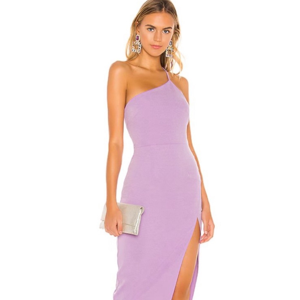 Lover and Friends Lilac On Shoulder Dress